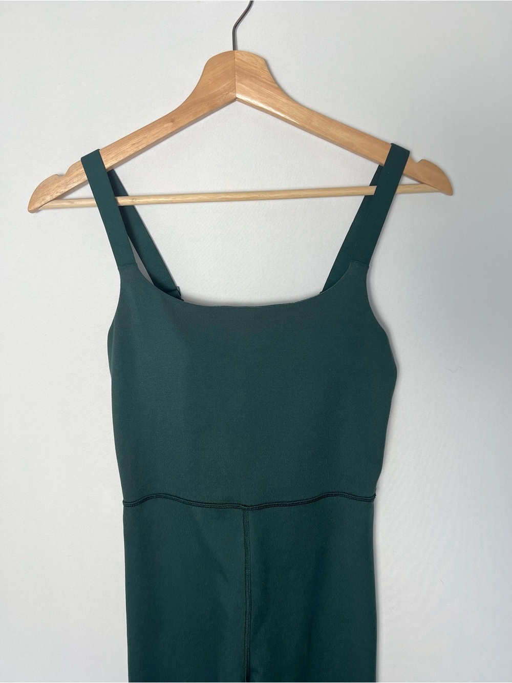 Offline Aerie The Hugger Bootcut Full Length Jumpsuit Forest Green XS Casual - Picture 2 of 12